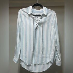 Rails shirt, size medium. No stains or pilling. Freshly laundered and ironed.